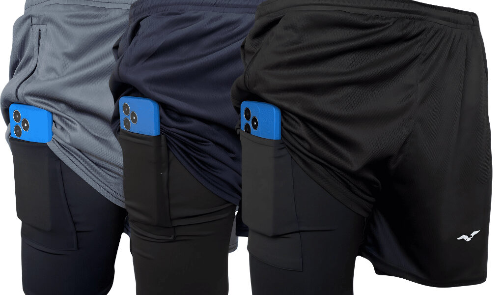 Shorts Masculino Bermuda Compressão Para Corrida Treino