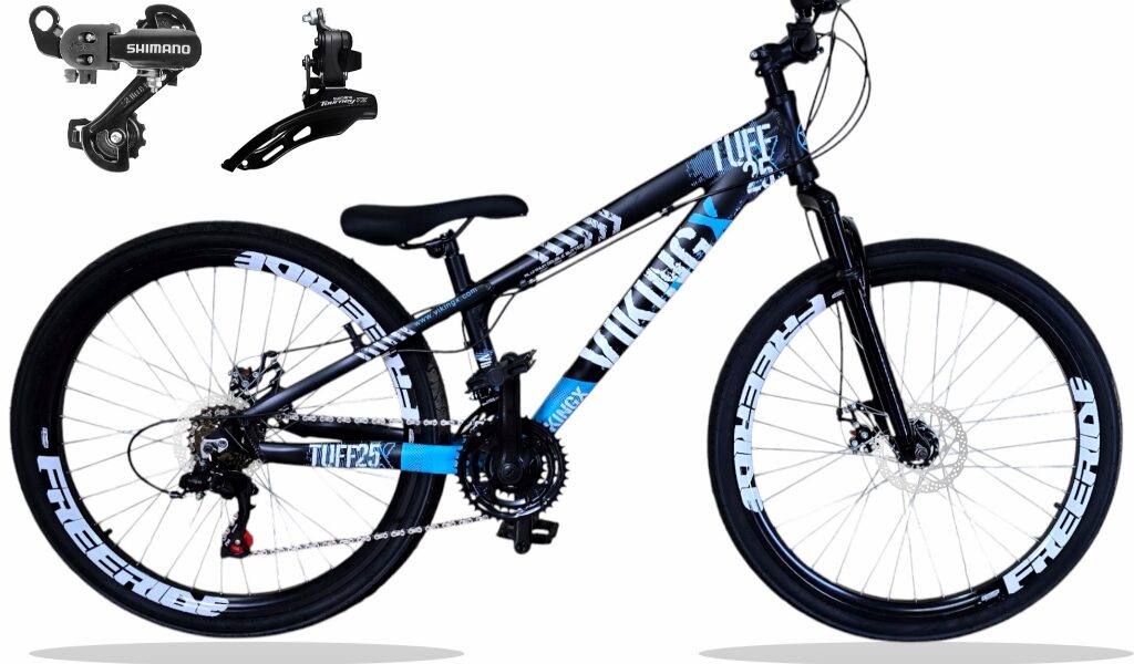 Bicicleta VikingX Tuff 25 Câmbios Shimano Aro 26 com Freios a Disco 21v