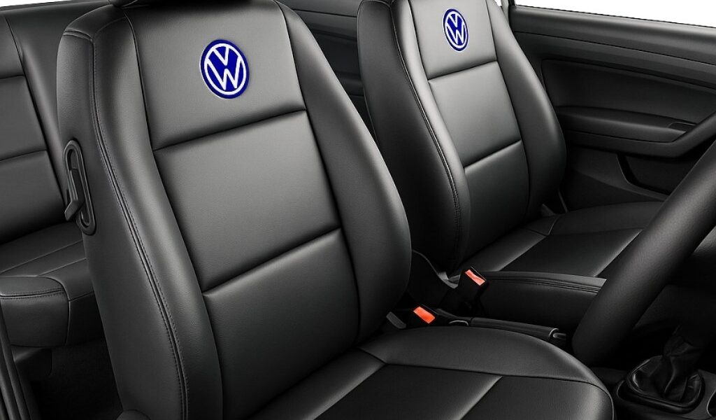 Capas Banco Carro 100% Couro Volkswagem Impermeável C/ Porta Revistas Premium Todos Carros Modelos