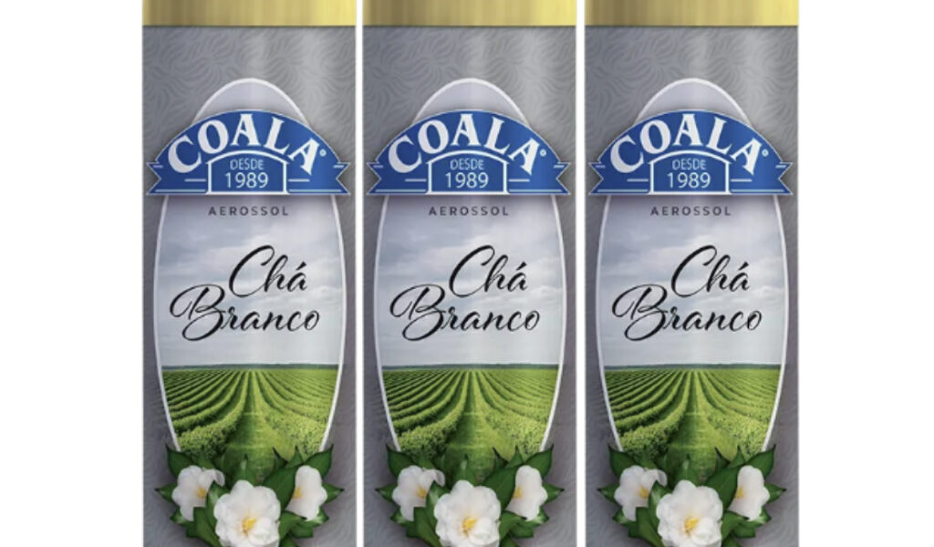 Kit 3x Odorizante De Ambientes Spray Aerossol Coala Chá Branco 400ml - Home Spray Cheirinho para casa