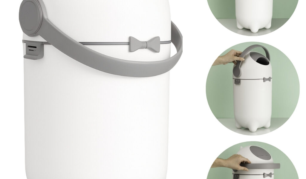Lixeira Antiodor Antibacteriana para quarto do Bebê, Banheiro, fraldas e Pet, lixeira Mágica 3 em 1