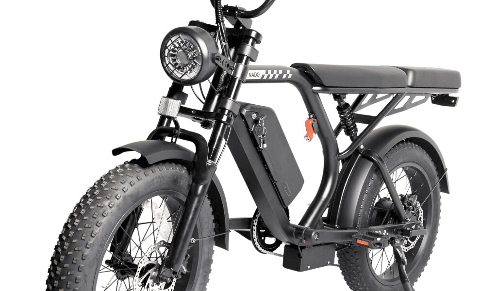 Nado K3 Bicicleta Elétrica Scooter 750w E-bike Aro 20 Bateria de Lítio Removível 48v 15Ah Sem CNH