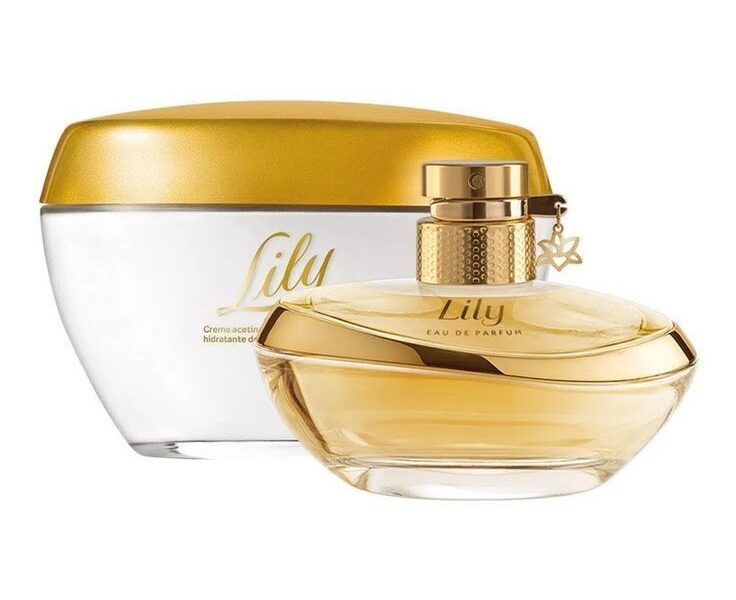 Kit Creme Corporal + Perfume Lily Feminino - 200ml200g