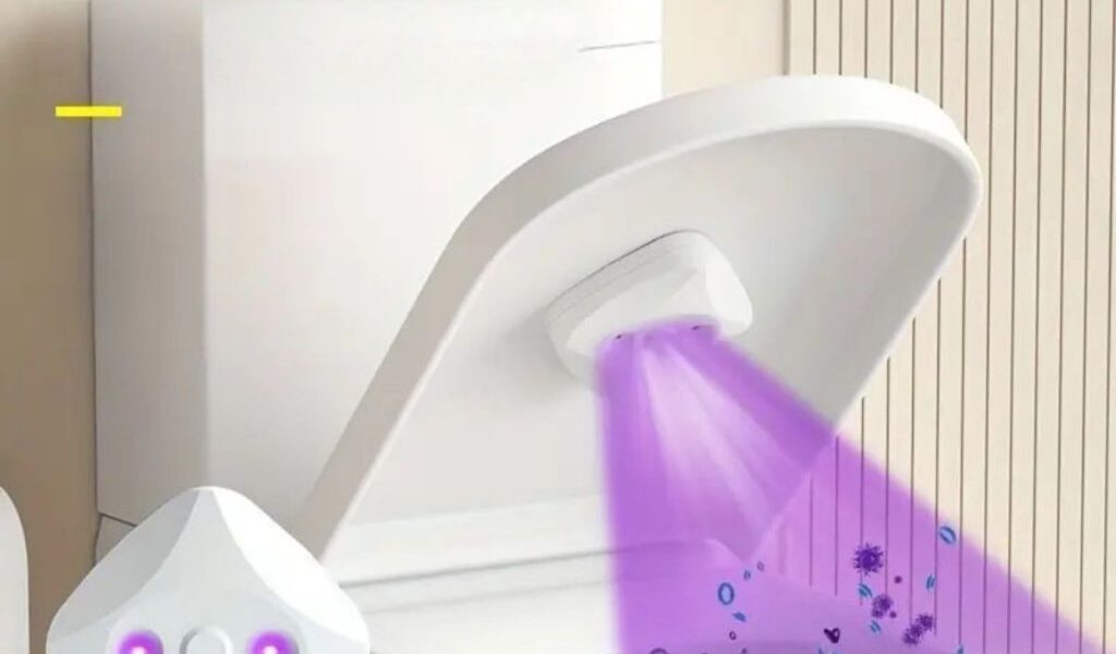 Esterilizador Vaso Sanitário Inteligente Aroma De Lavanda Luz Ultravioleta UVC Remoção de Odor