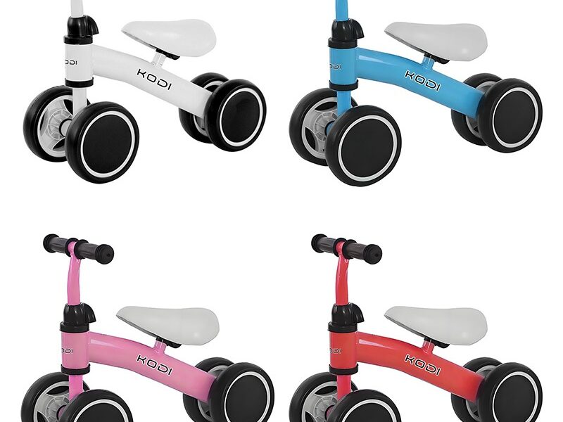 Andador/Bicicleta de Equilíbrio 4 Rodas Sem Pedal – Infantil, Estável e Seguro P14