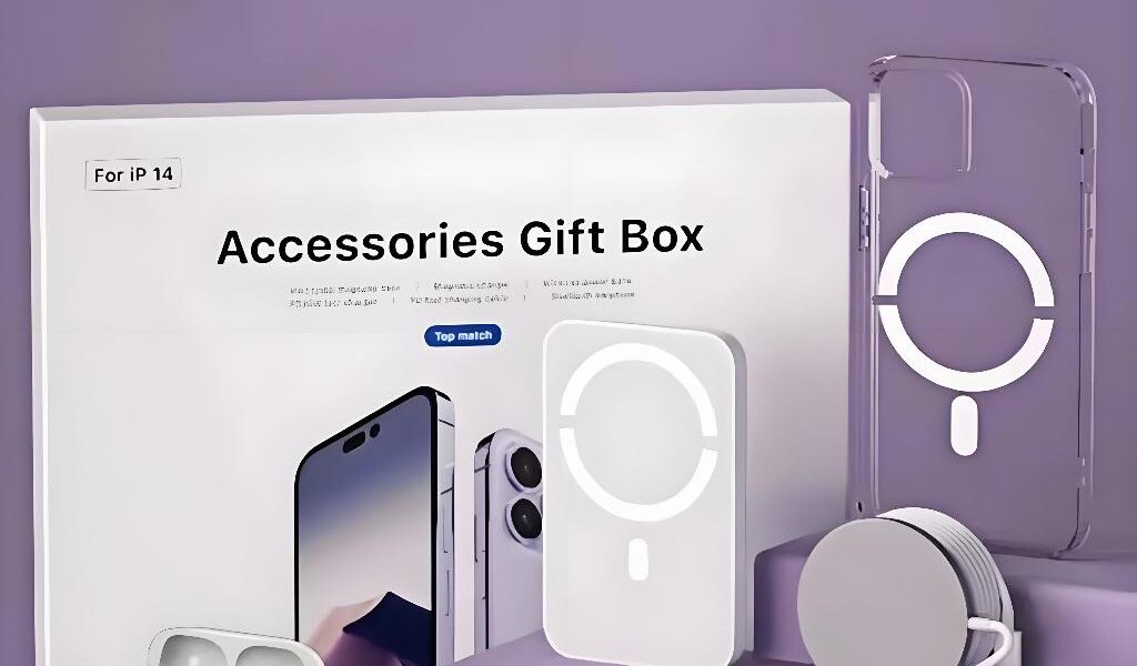 Kit Completo para iPhone 6/13/14/15 - Carregador Indutivo, Cabo de Dados, Fone Bluetooth e Power Bank P2