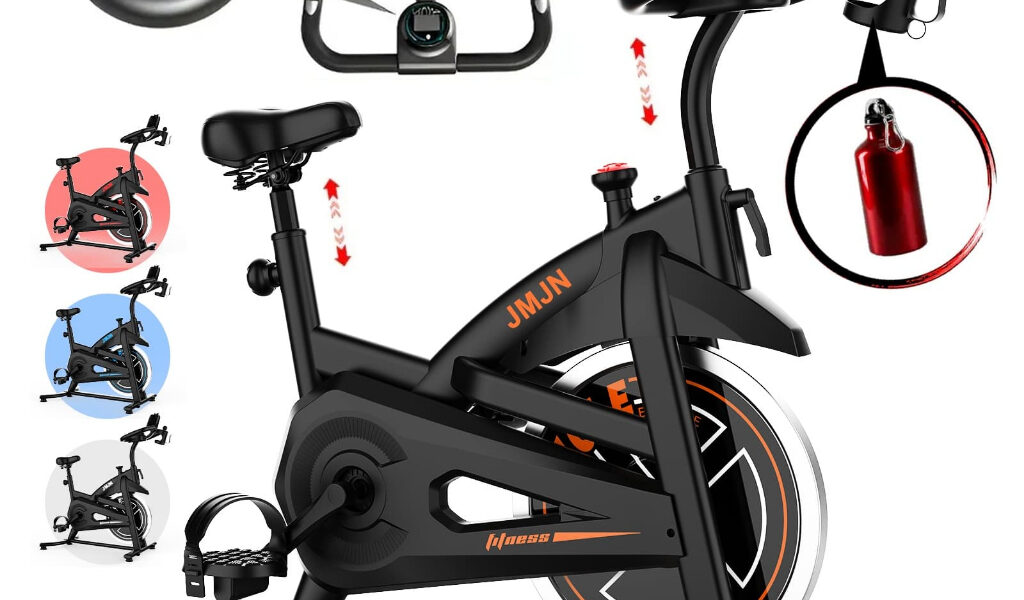 🔥 Bicicleta de spinning 20 kg Bicicleta ergonômica profissional para exercícios Com suporte para chaleira,180 kg,190cm