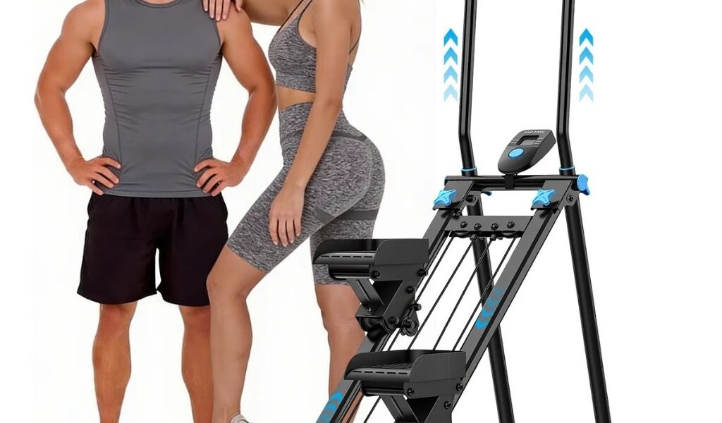 Simulador De Caminhada Escada Dobrável 150kg Treino Em Casa Azul-escuro