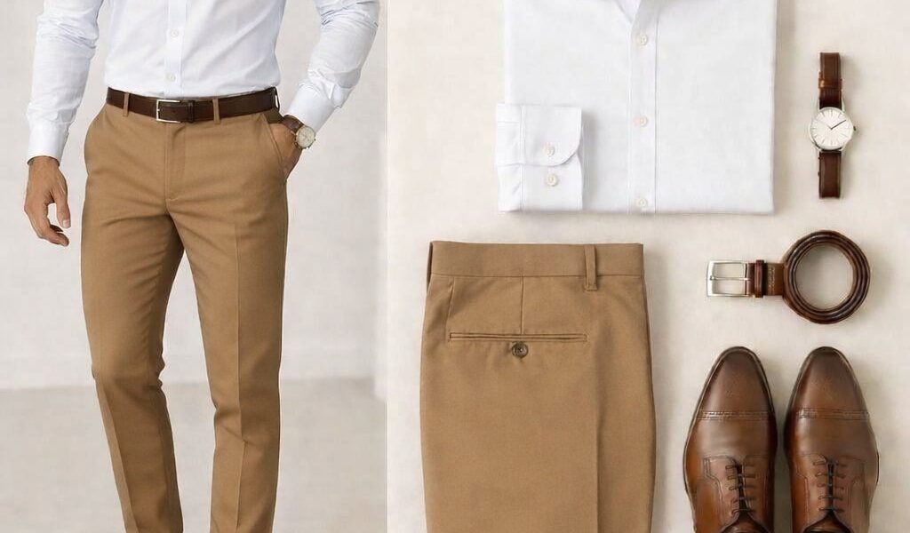 Kit Camisa Social Masculina e Calça Social Reta Tradicional Premium Tam Do 36 Ao 48