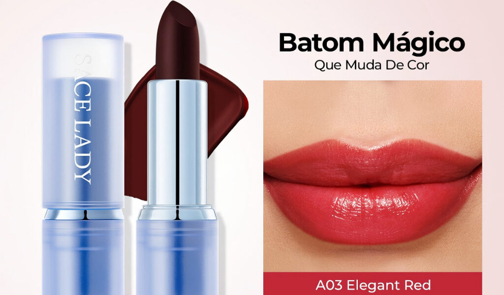 Batom Mágico SACE LADY hidratante labial de longa duração brilho