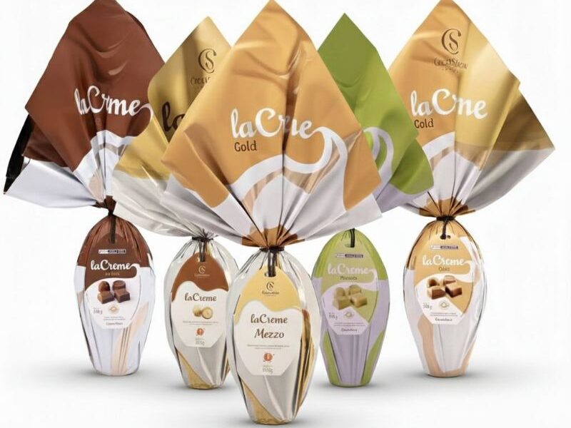 Ovo de Páscoa laCreme Mezo/ Ao Leite/ Branco/ Gold/ Pistache