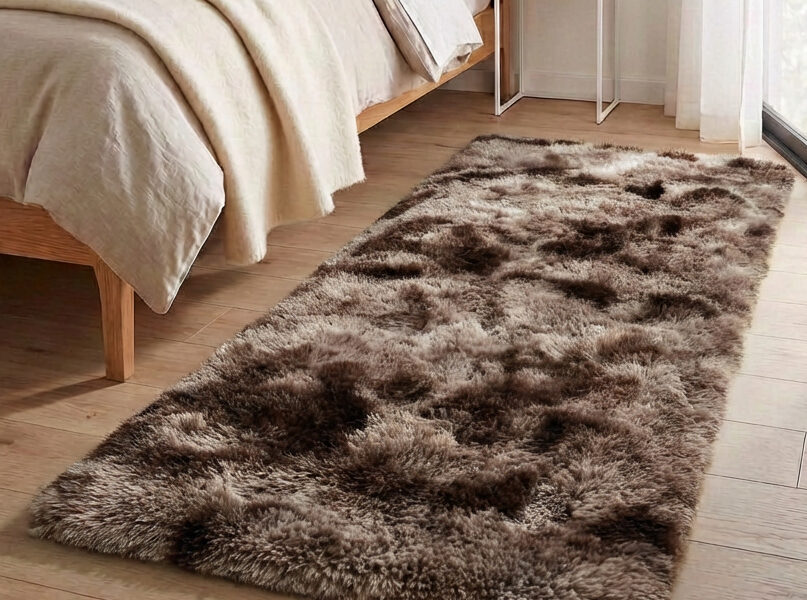 Tapete Passadeira Antiderrapante Corredor Quarto Sala Felpudo Peludo Varias Cores