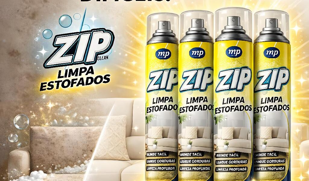Espuma Limpa Estofados Higienizador a Seco Zip – Remove Sujeiras Sem Esforço