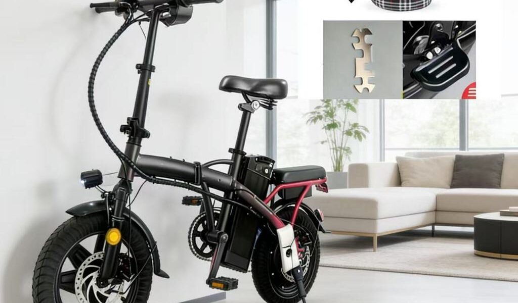 OFERTA ⚡ Bicicleta Elétrica NUDA 48V Dobrável para Cidade 🚲 Econômica + 🎁 Cesta Grátis