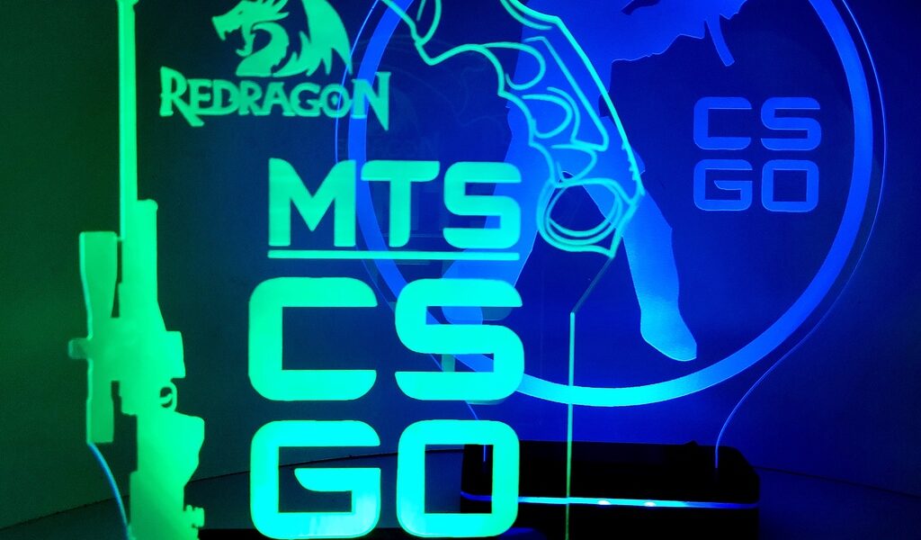 Luminária Abajur CSGO Counter Strike