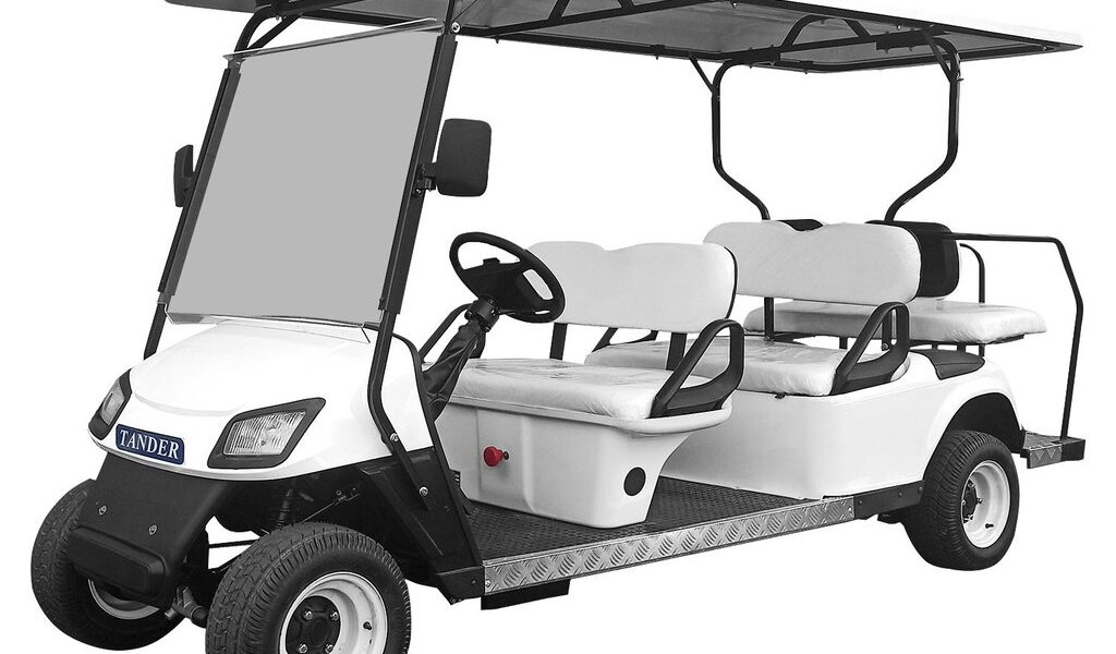 Carrinho de Golfe para Transporte 6 Lugares Elétrico Eficiente