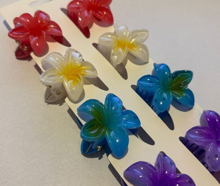 Kit 12/24/36/48 Peças Grampos piranha De Cabelo Flor De Feriado De Praia Barrettes/3cm/4cm