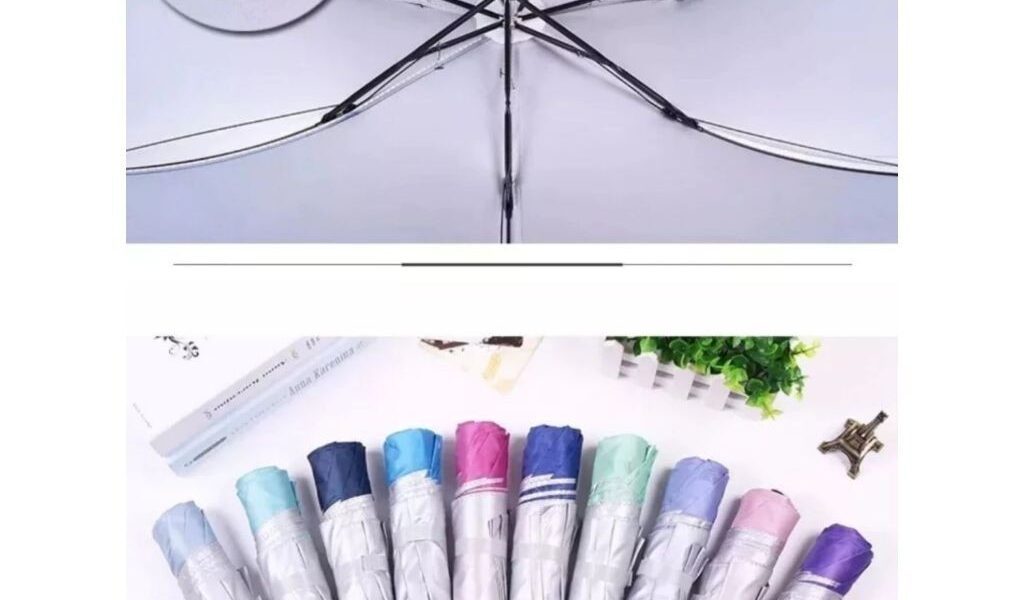 Guarda Chuva Sombrinha Pequeno Com Proteção Solar Uv Contra Vento Cor Sortidos aleatórias 565