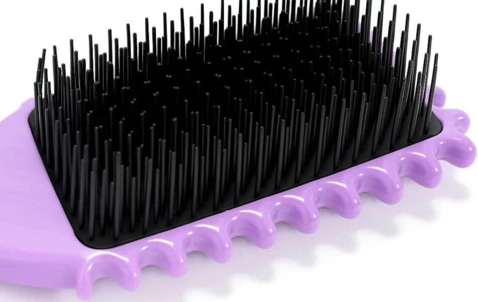 Escova Modeladora Bounce Curl Pente Portátil Para Cachos