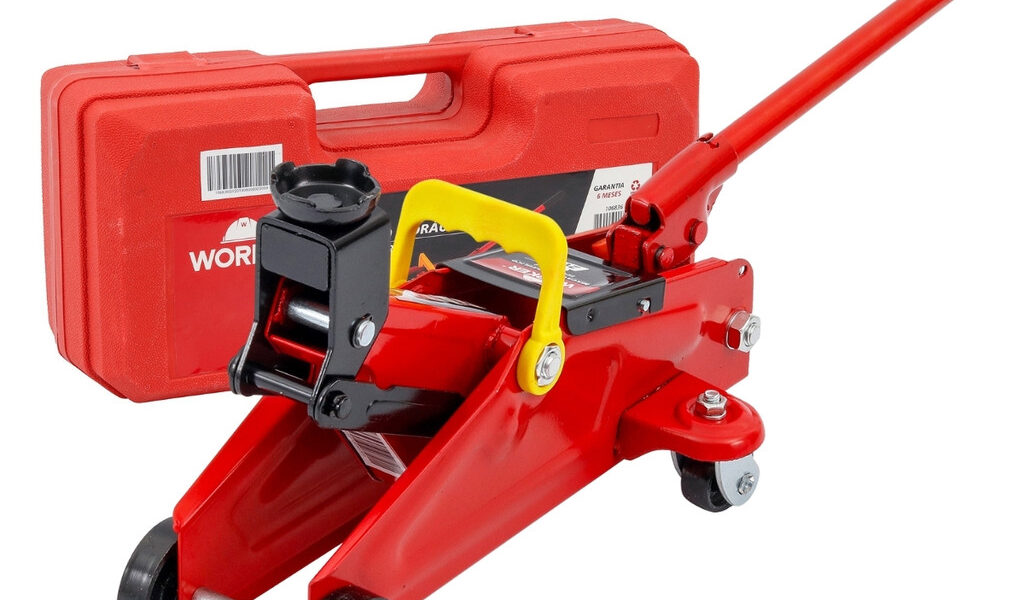 Macaco Hidráulico Tipo Jacaré 2 Toneladas com Maleta Plástica Worker