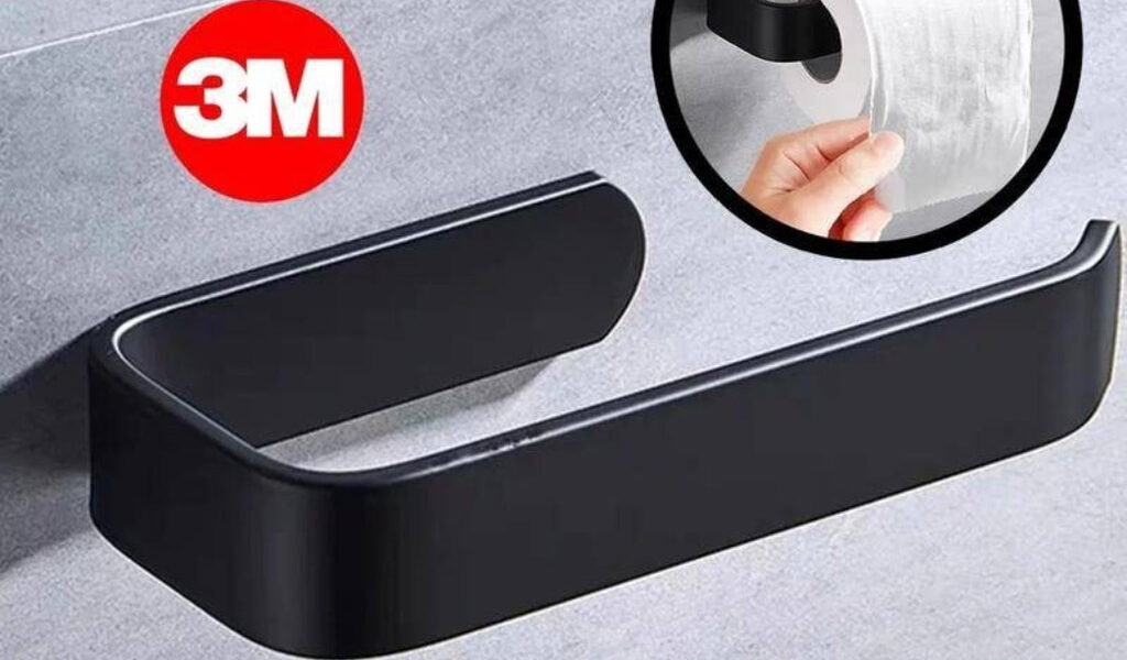 Suporte De Rolo De Papel Higiênico Acessórios Banheiro 3M Cola