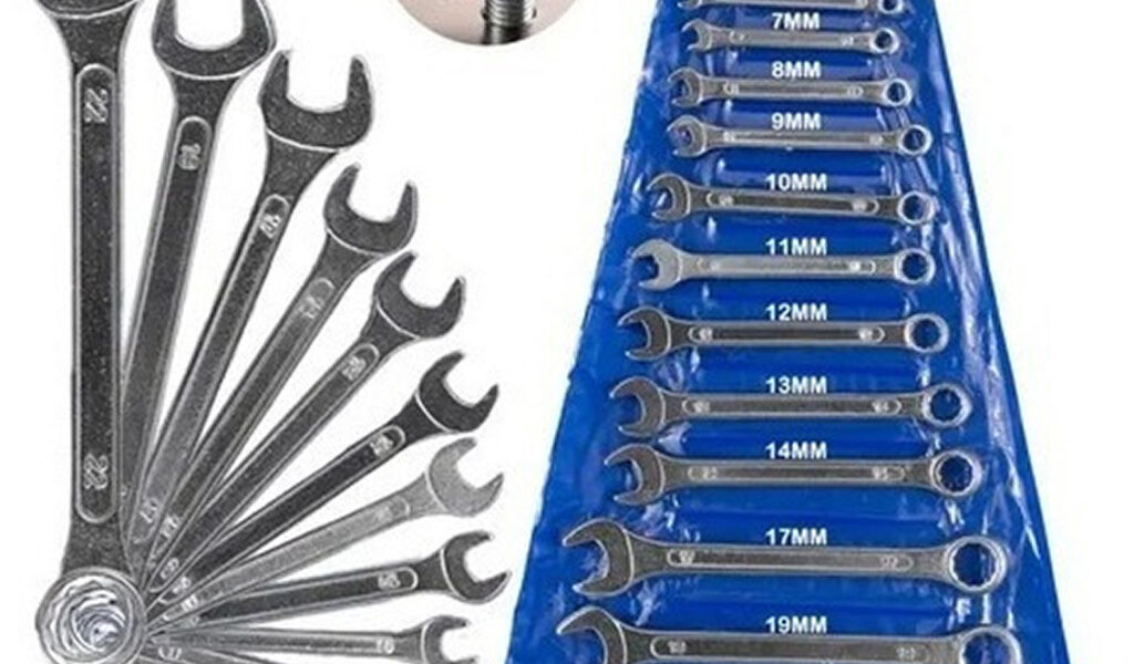 Jogo de Chave Combinada de 6 à 22 MM com 12 Peças EDA Resistente