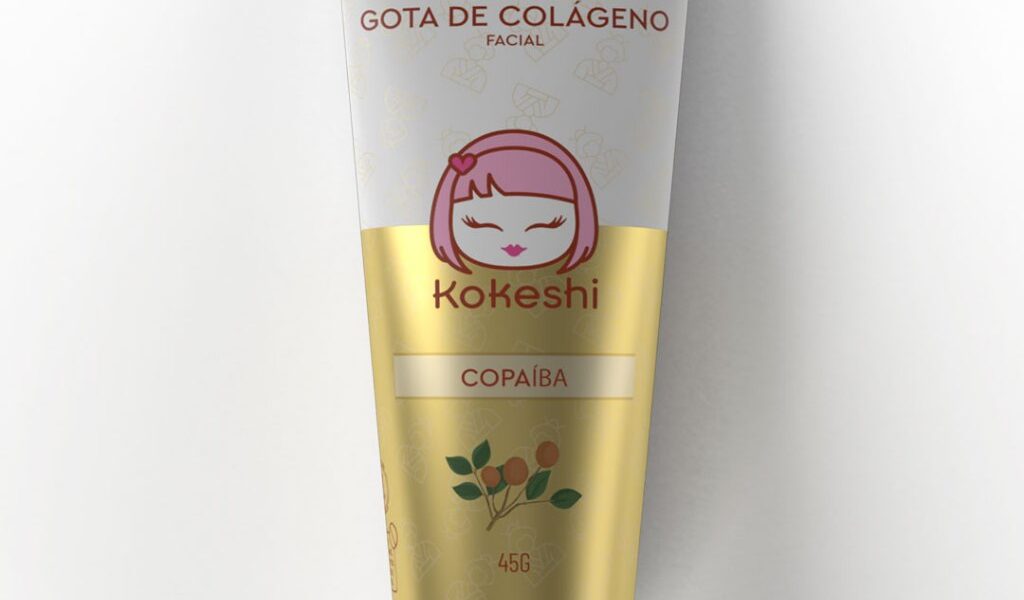 Creme Gel Regenerador Facial Gota de Colágeno Kokeshi 45g