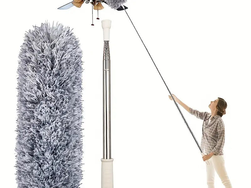 Espanador 280 Centímetros Ajustável Telescópica Dobra Duster Escova De Limpeza De Poeira