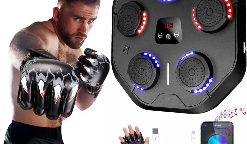 Máquina De Boxe Inteligente Música Alvo De Parede