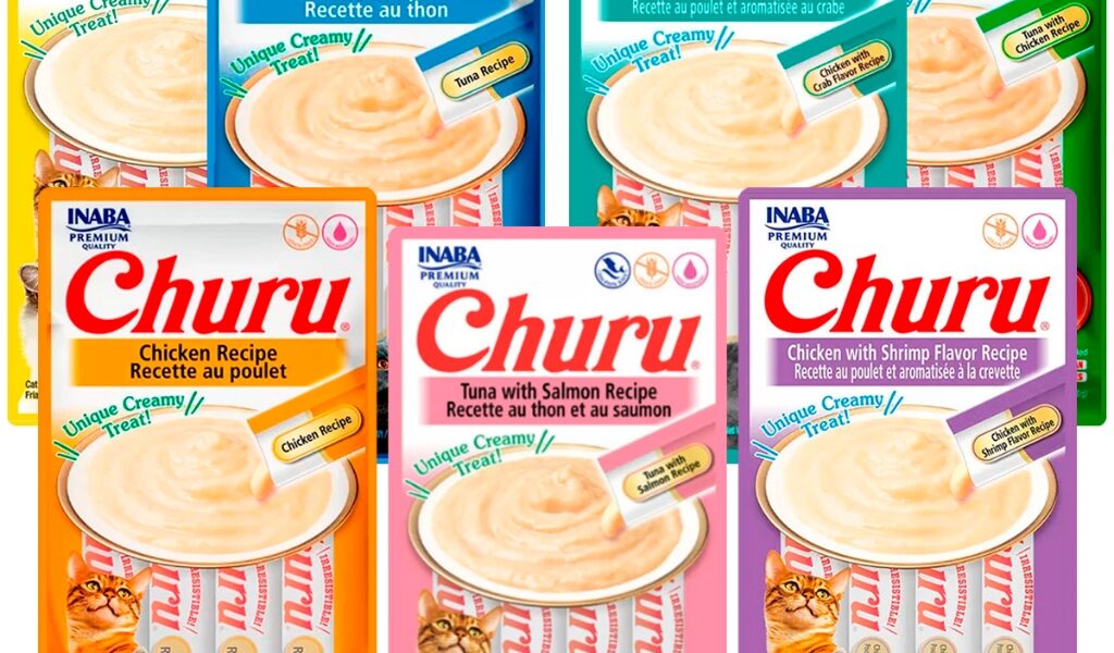 Petisco Para Gatos Churu 56g - Contém 4 Tubets De 14g Cada Unidade - Vários Sabores