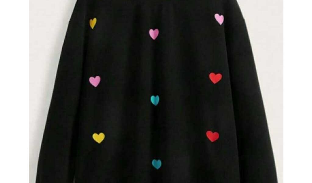 MOLETOM UNISSEX CORAÇÃO 100% ALGODAO