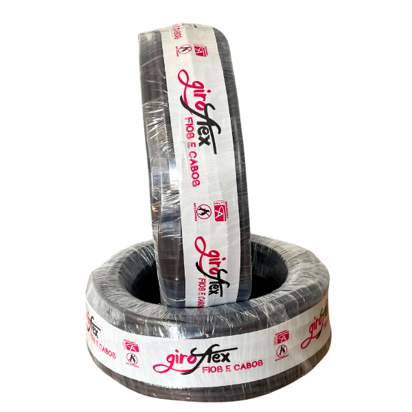 Cabo PP 2x4,00 Mm 2 Vias Rolo Com 50 Metros