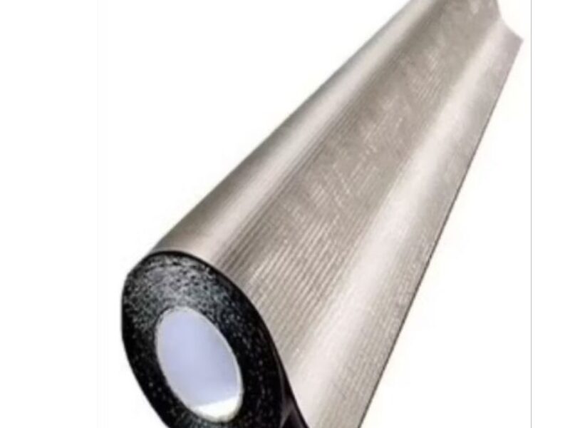 Manta Asfaltica Telhado 90cm x 10metros Auto Adesiva Aluminizada Fita Veda Tudo
