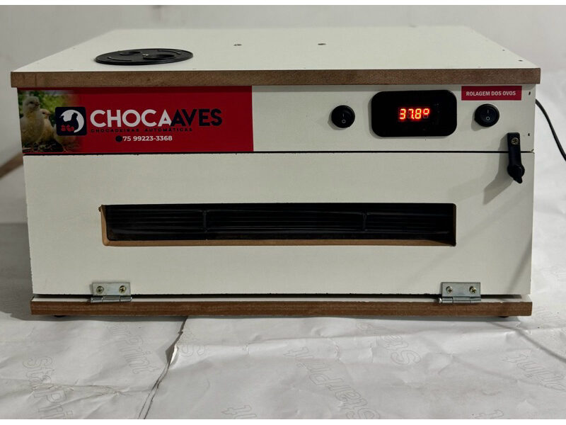 Chocadeira 70 Ovos de galinha, AUTOMÁTICA com OVOSCÓPIO