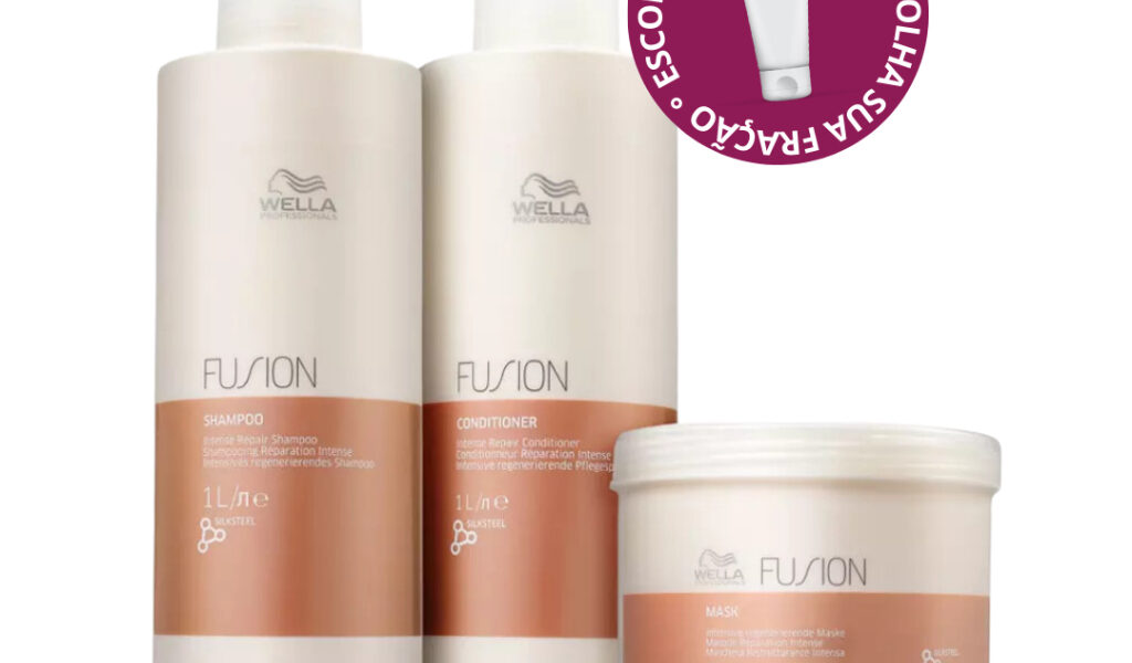 Kit Wella Fusion Trio Completo