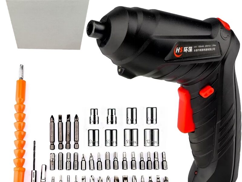 kit Parafusadeira/furadeira 48 Pçs À Bateria Carregador Usb (Dupla posição) Oferta especial