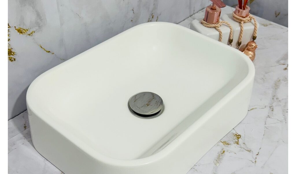 CUBA + VÁLVULA ( CUBA ITÁLIA E VÁLVULA CLICK CROMADA) 36,5 x 27