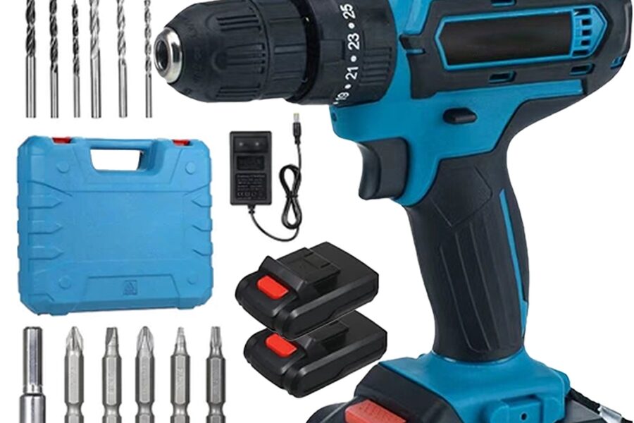 Kit Profissional Furadeira de Impacto 48V Bivolt c/ 2 Baterias e Acessórios