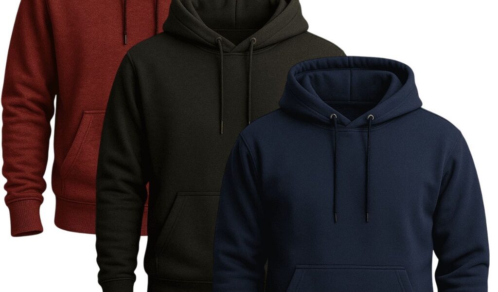 Moletom Masculino Bolso Capote Liso Gorro Canguru Blusa