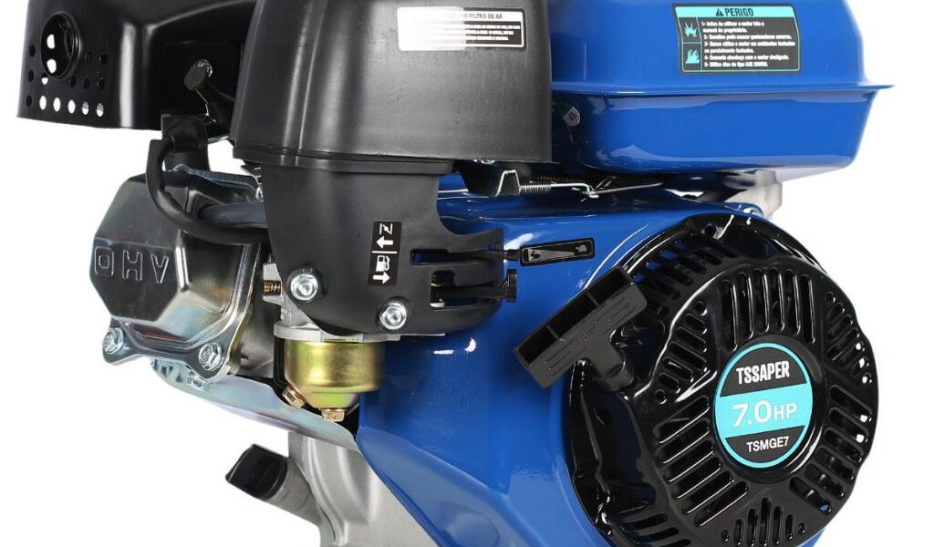 Motor a Gasolina Estacionário 7cv - 4 tempos - Marca Tssaper