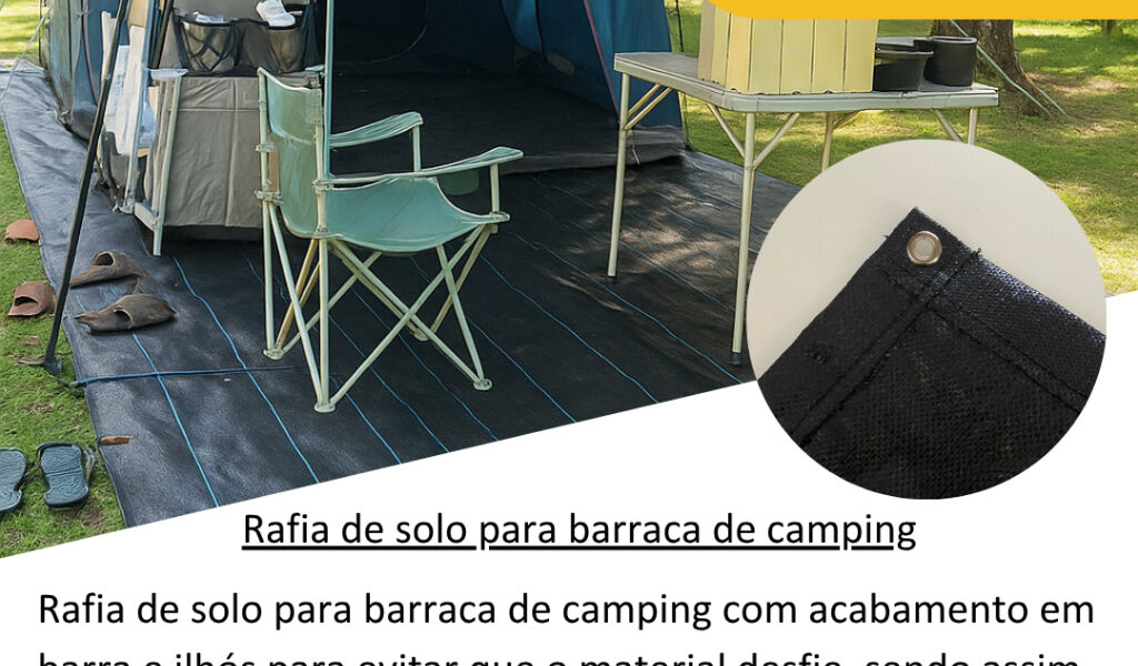Rafia de solo para barraca de camping acampamento varias medidas