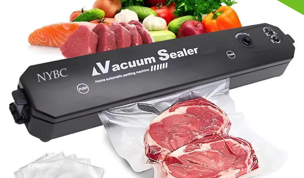 Seladora a Vácuo Doméstica – Bivolt Vedação Hermética | Para Conservar Alimentos | Com 10 Sacos - SH