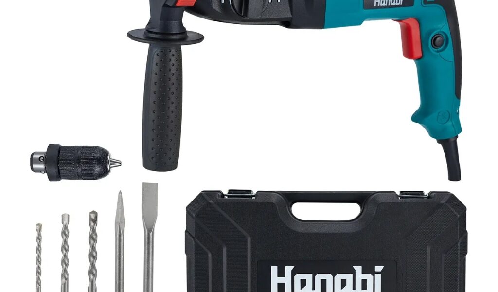Martelete Rotativo Rompedor Perfurador 1300W SDS Profisisonal Hanabi Furadeira de Impacto 26mm