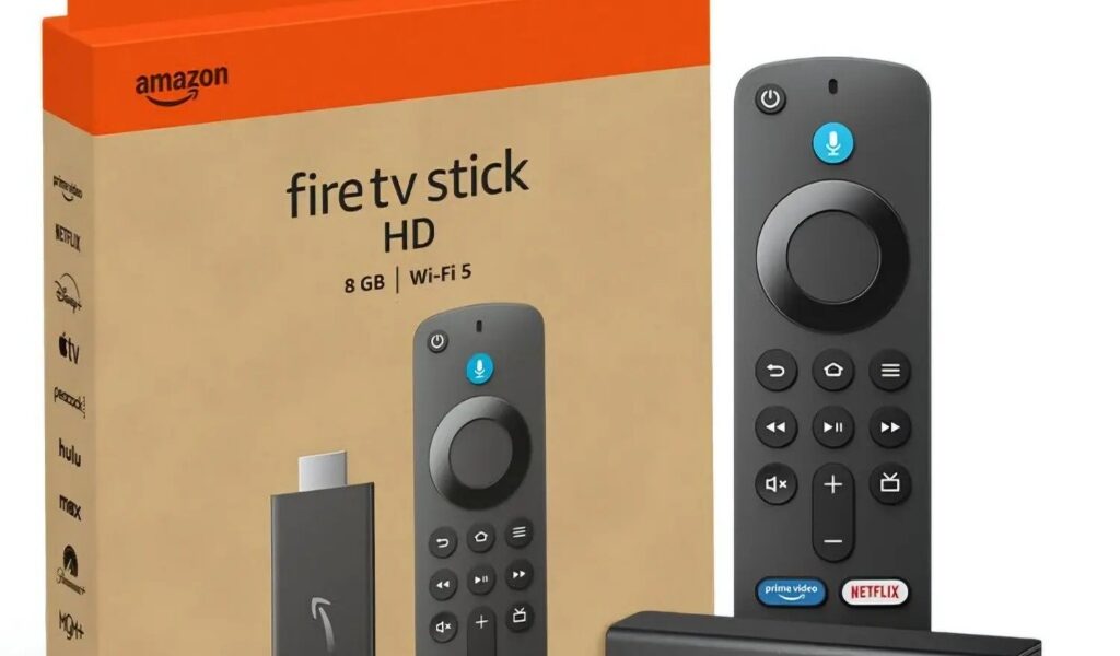 Fire Tv Stick Última Geração Full HD Controle Remoto Por Voz Alexa Amazon Bivolt WI-FI 5
