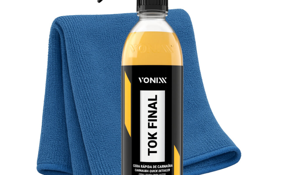 Cera Carnaúba Tok Final Spray Vonixx 500Ml + Toalha Microfibra 40x40