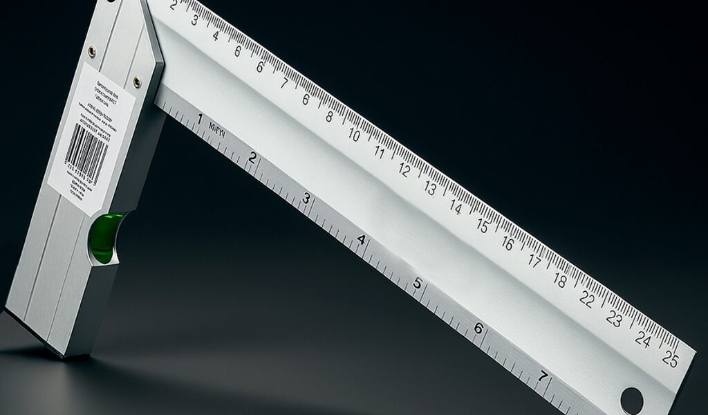 Esquadro Combinado Inox Com Nível Régua 25cm De 10 Polegadas Ferramenta Multifuncional