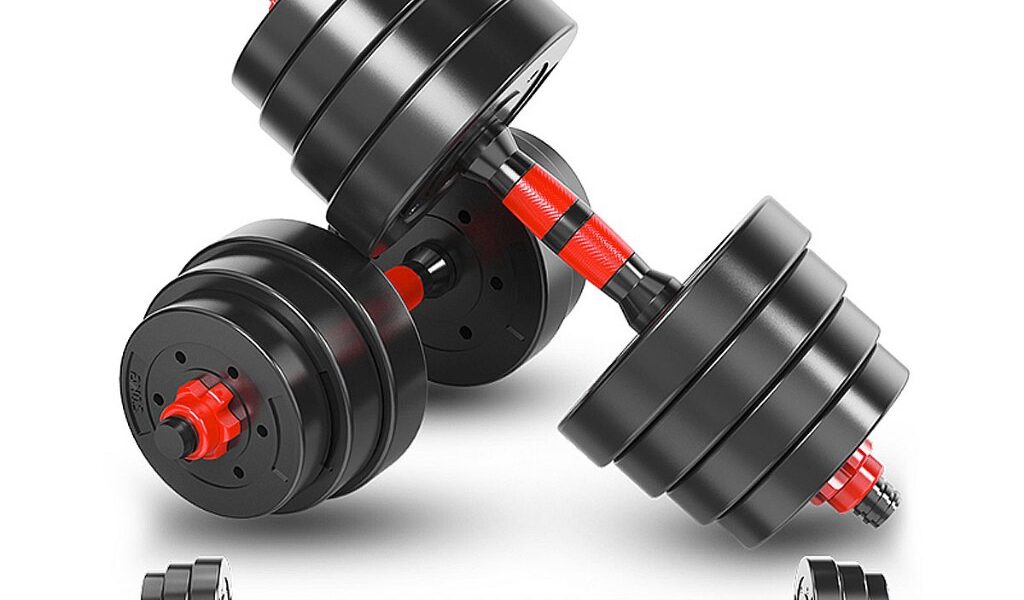 Jogo De Halteres Kit Aço Emborrachado 30kg Crossfit Treino