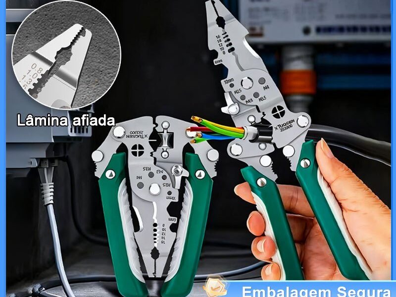 Alicate Automático Decapador Crimpador Eletricista Ferramentas Manuais E Decapador De Fios