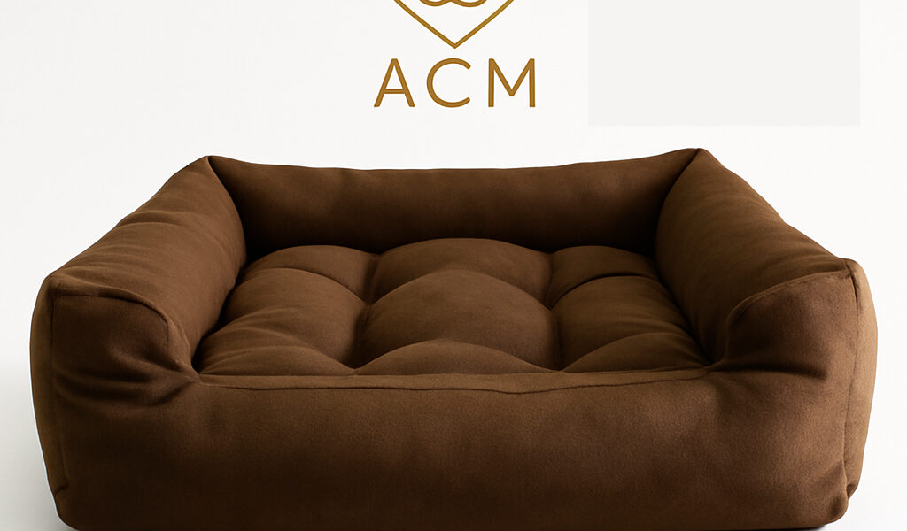 Cama Pet (P/M/G) Premium em Suede – Para Cachorro e Gato | Confortável, Fofinha e Lavável – ACM