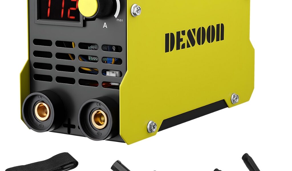 Máquina de Solda MMA Eletrica Portatil 220V 120A Visor Digital Com Proteção Contra Superaquecimento E Acessórios Desoon